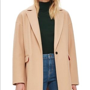 Topshop Long Wool Coat